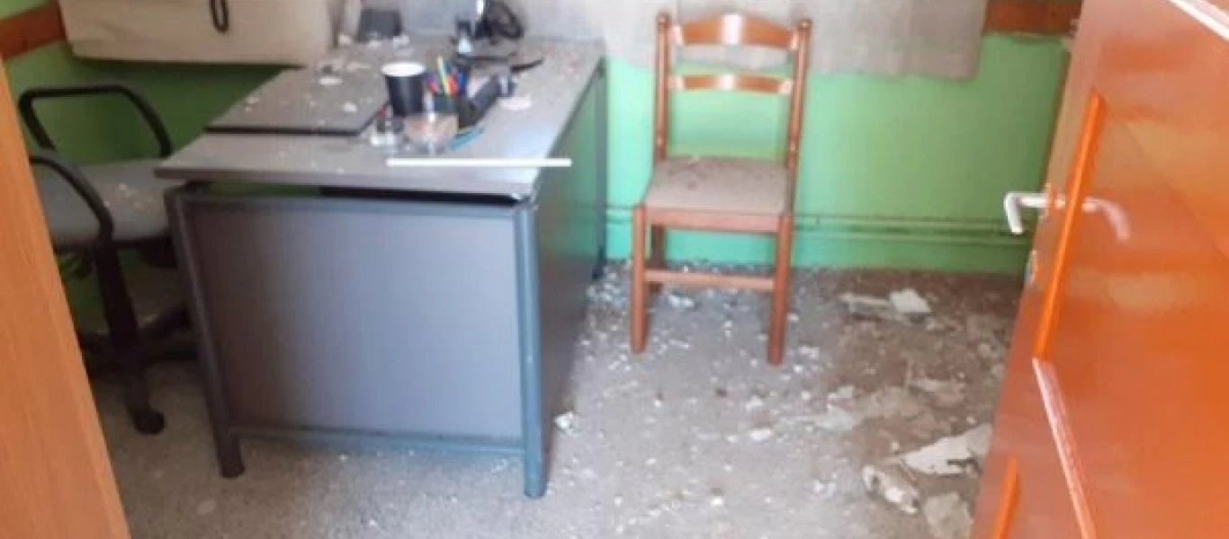 Σεισμός Ελασσόνα: Ακατάλληλο κρίθηκε το δημοτικό σχολείο στον Κοσκινά μετά τα 6 ρίχτερ (φωτό)